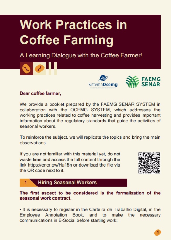 Work Practices in Coffee Farming